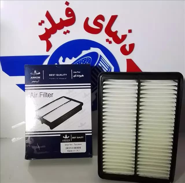عکس محصول J5فیلتر هواکش هیوندای توسان کیا اسپورتیج تا 2011 - جک Arrow