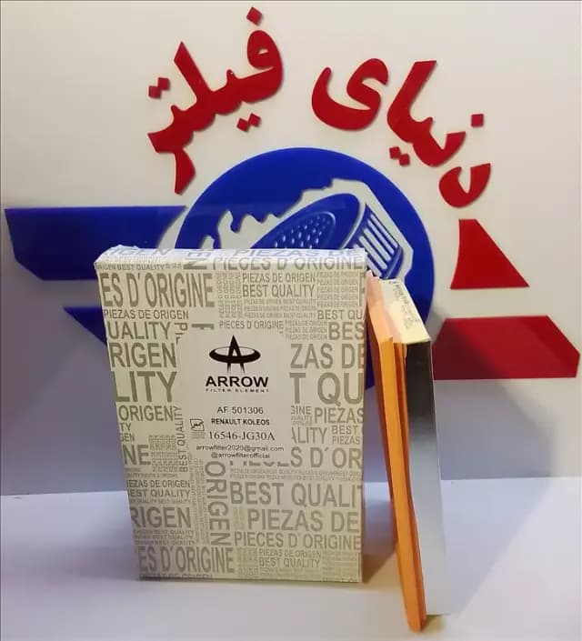 عکس محصول فیلتر هواکش رنو کولئوس تا 2013 جوک -نیسان سانی